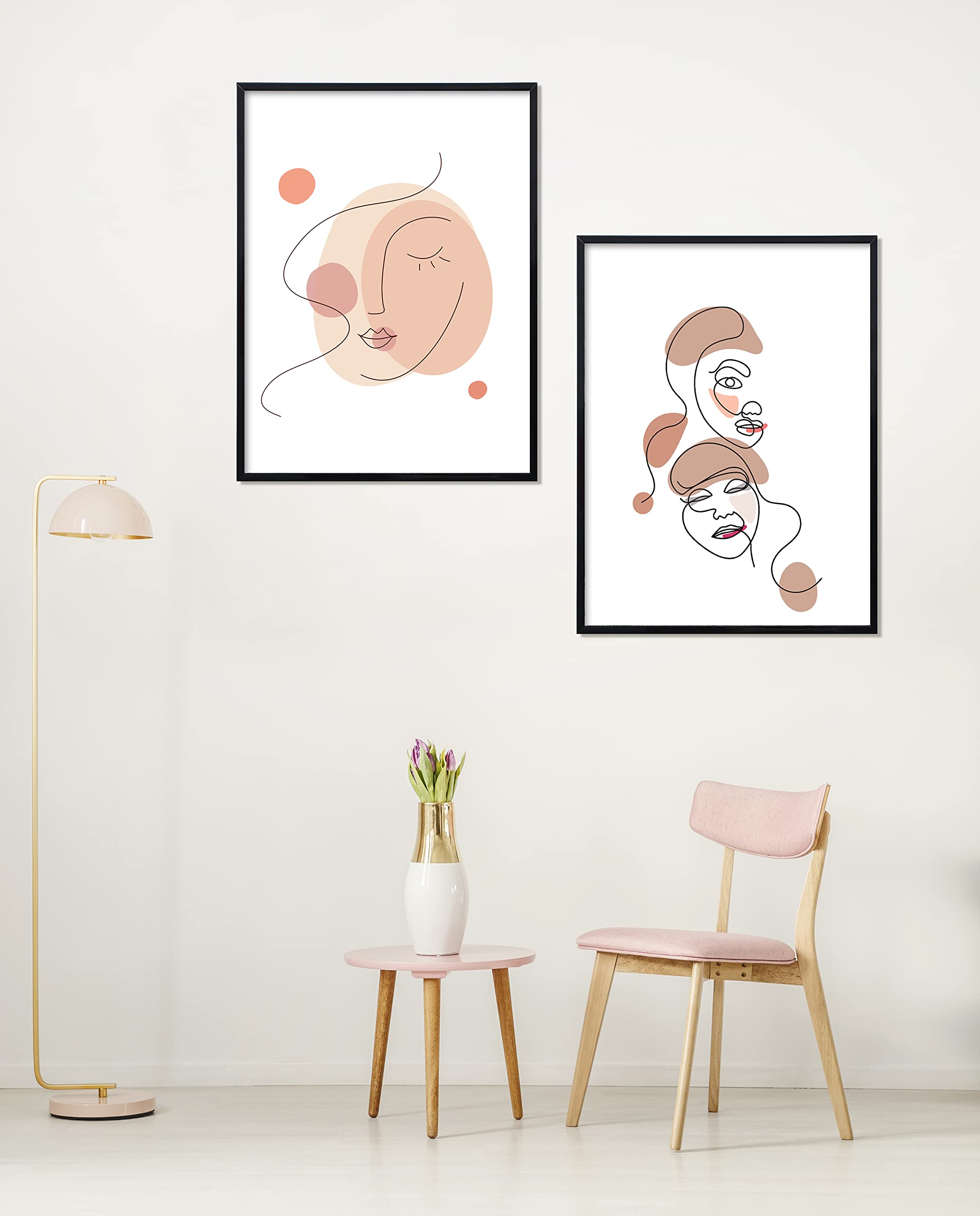 ELSKER&HOME 18x24 black frame sleek modern design suits any space.