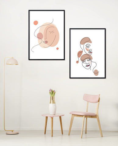 ELSKER&HOME 20x28 frame side profile highlights slim, modern silhouette.