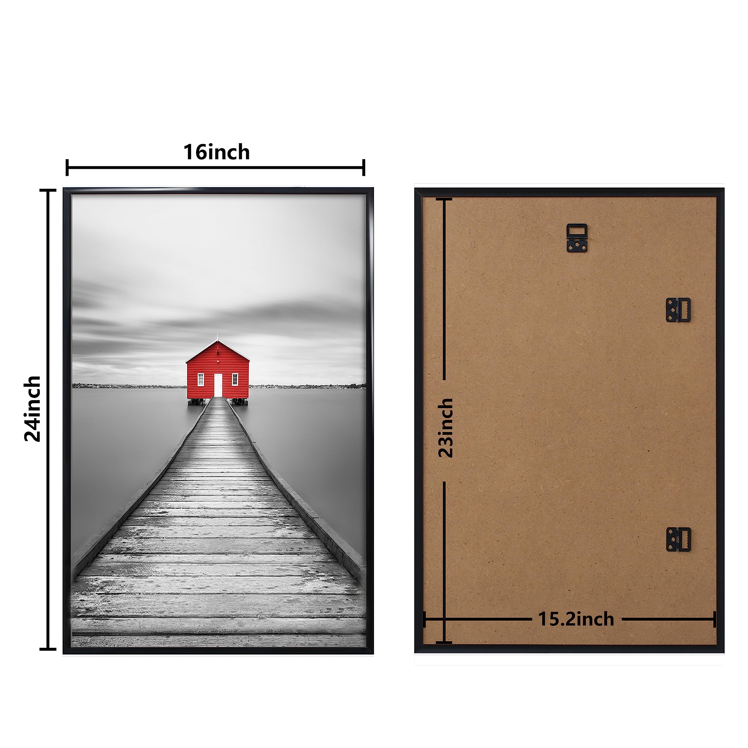 ELSKER&HOME black frame close-up shows scratch-proof surface for lasting displays