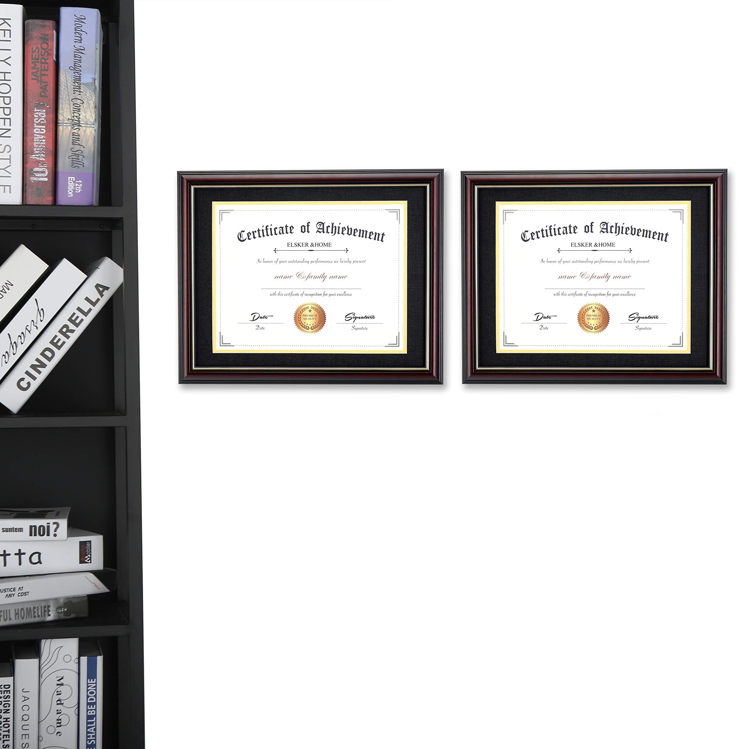 Solid cherry wood frame from ELSKER&HOME adds warm, premium touch.