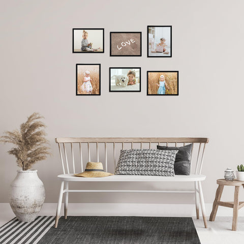 Tabletop display supported by back easel for desktop setups.