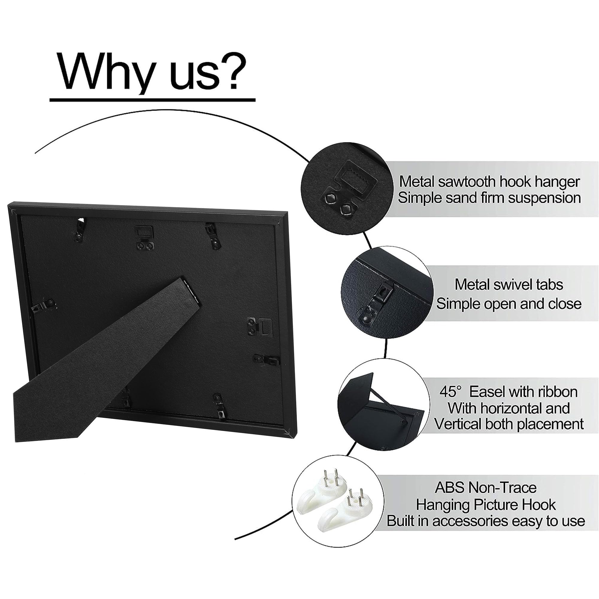 ELSKERHOME wall-hanging hooks enable versatile wall mounting
