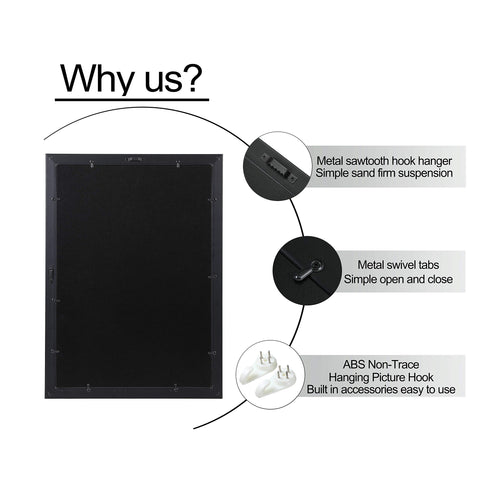 ELSKER&HOME wall mounting options for horizontal or vertical display