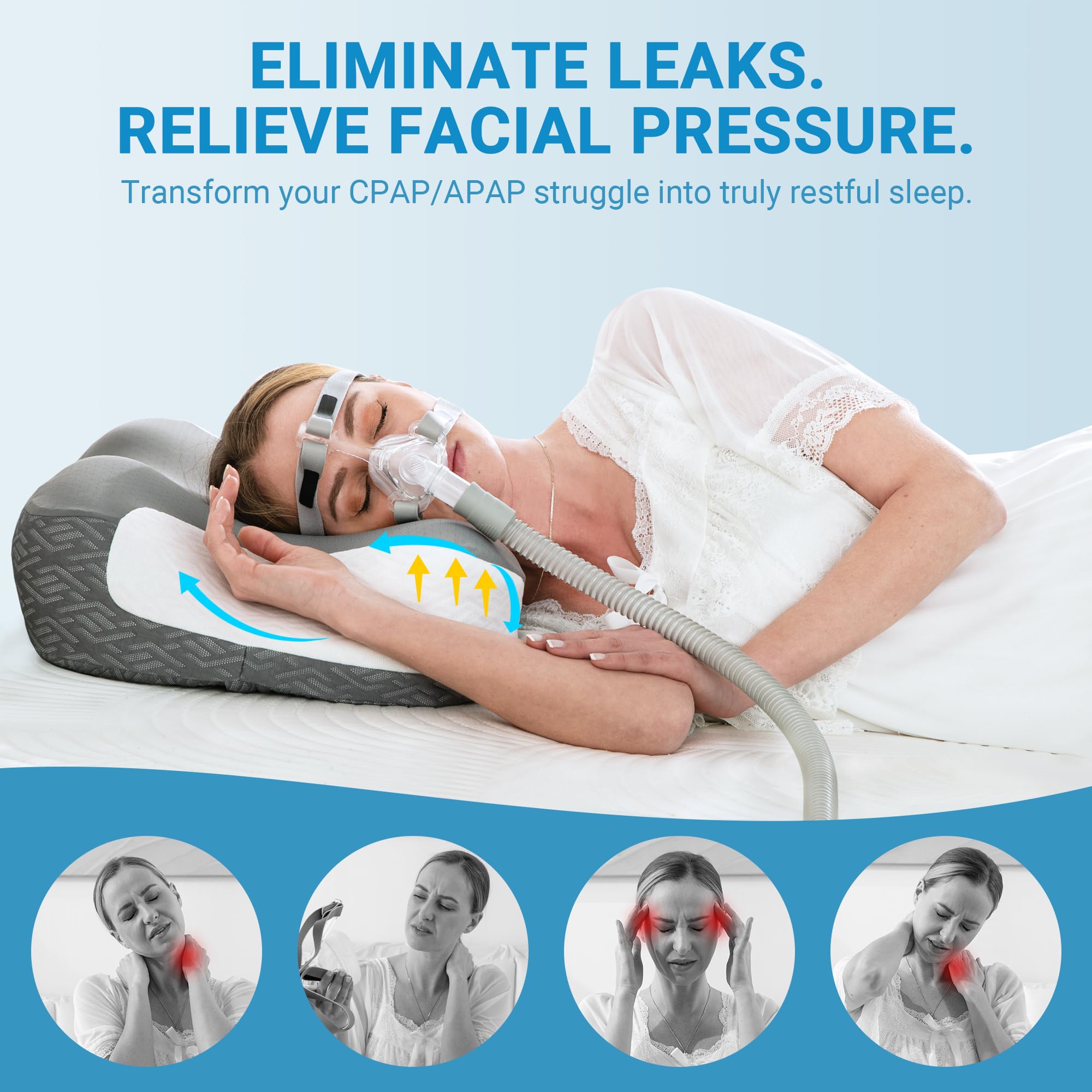 Elviros adjustable firmness with soft and firm inserts for personalized comfort