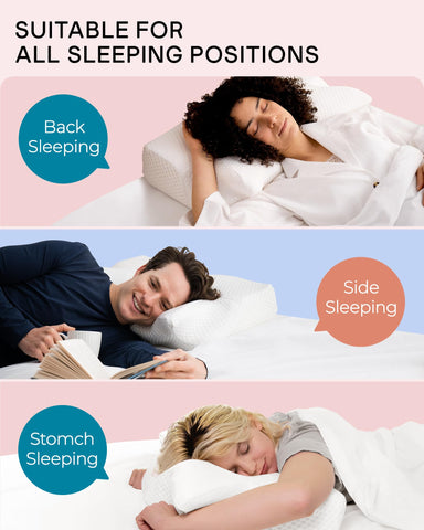 Elviros pillow has a removable, machine-washable cover for easy care.