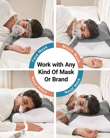 Elviros CPAP pillow adjustable height offers customized neck support.