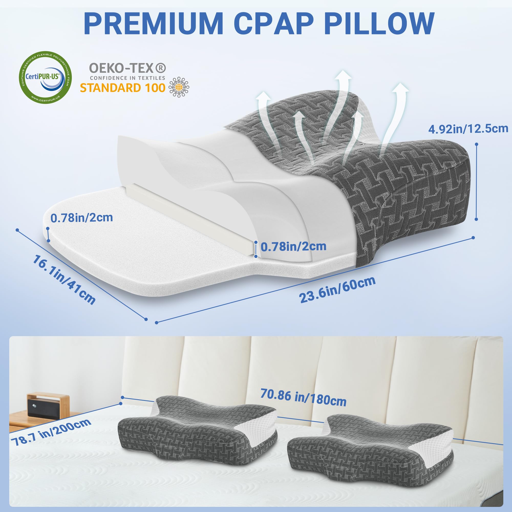 Breathable removable cover keeping you cool and clean