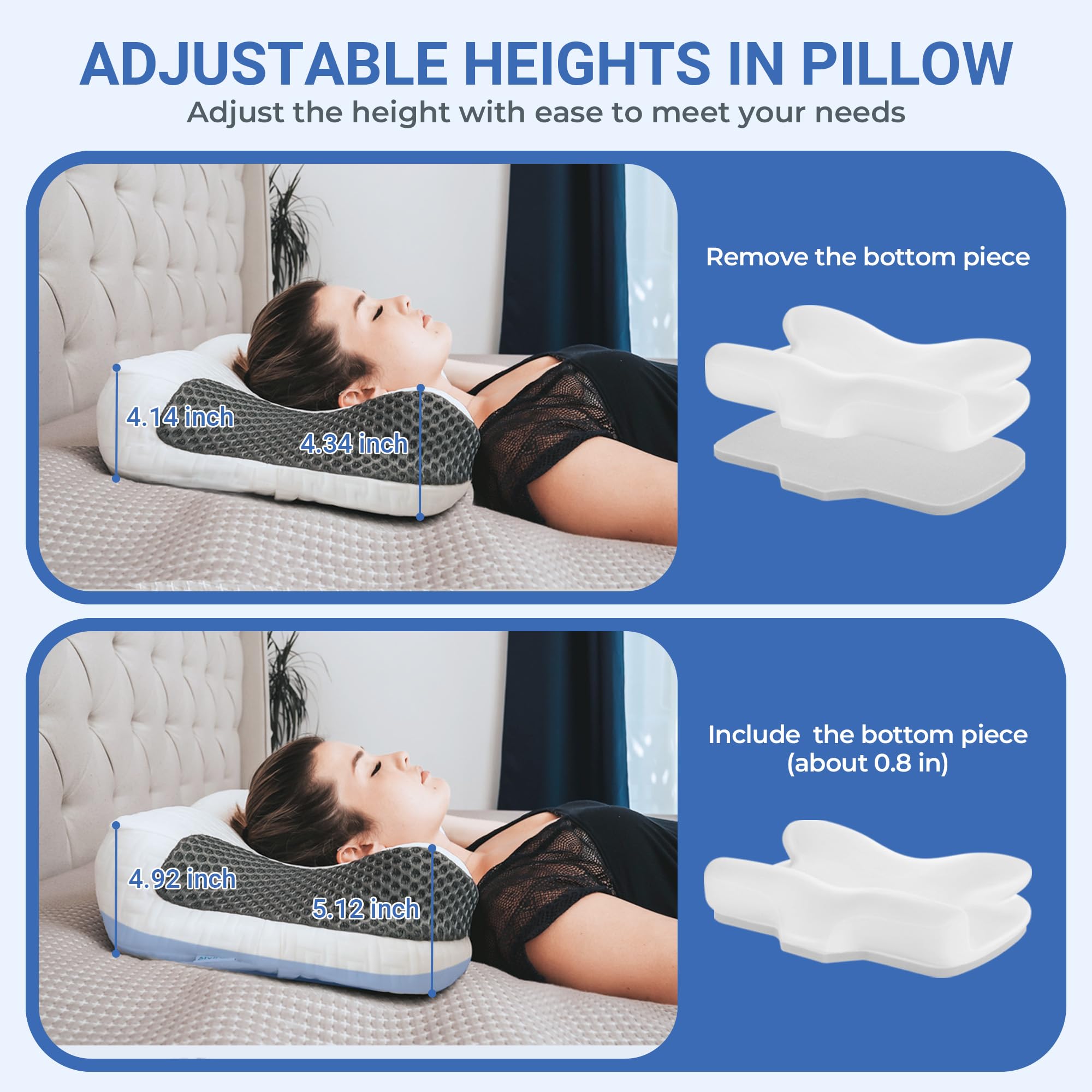 Ergonomic design for neck and shoulder comfort