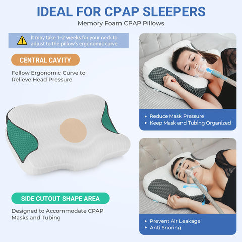 Elviros CPAP Pillow adjustable height with inserts