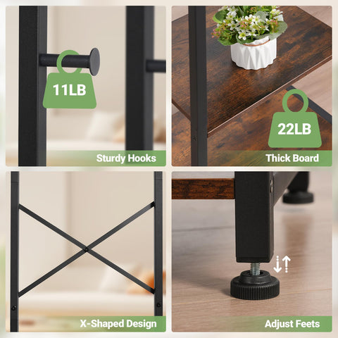 ELYKEN modular storage helps organize coats and bags