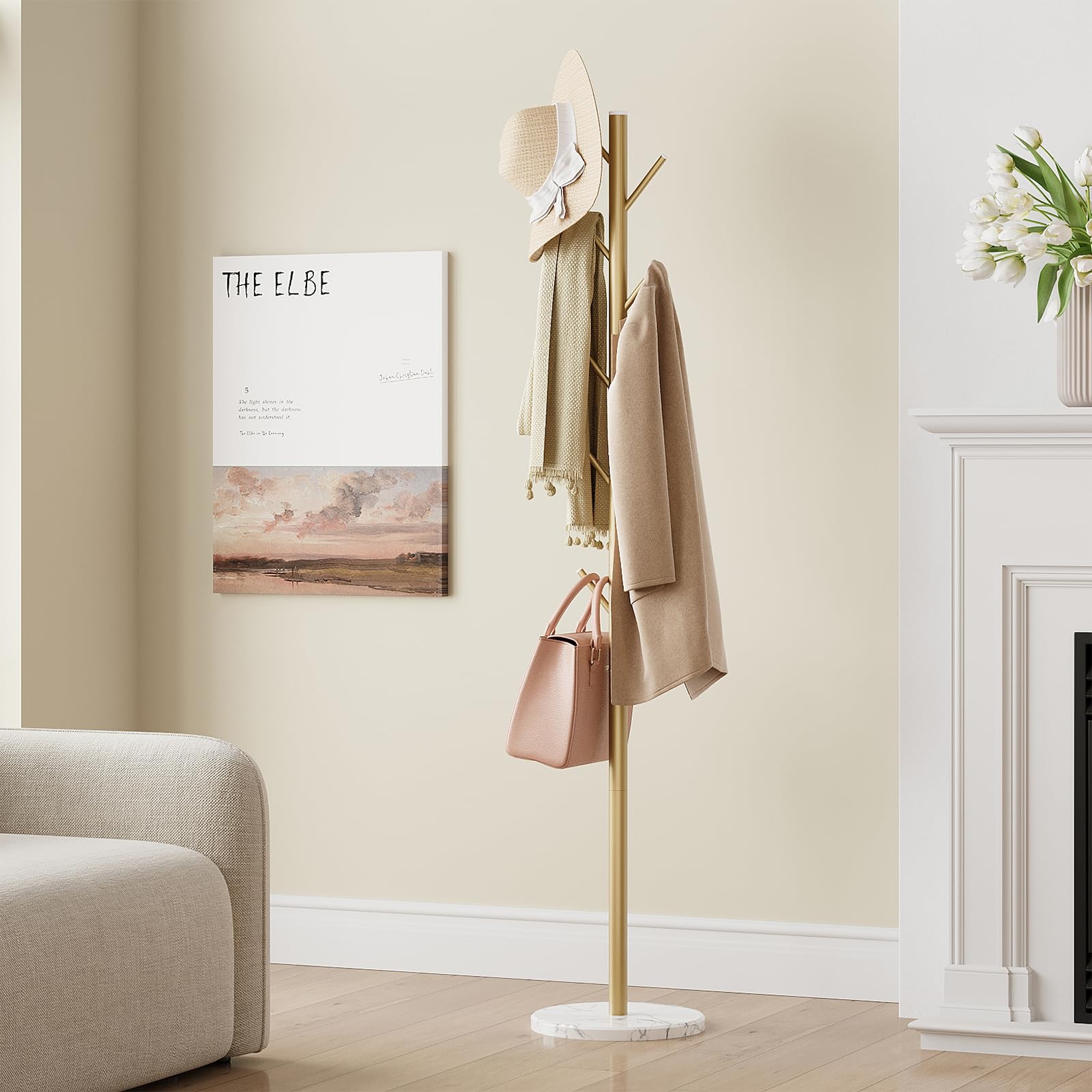 Rugged design supports everyday storage for coats and accessories