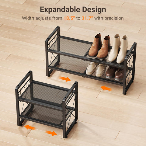 ELYKEN stackable configuration adds vertical storage when extra space is needed.