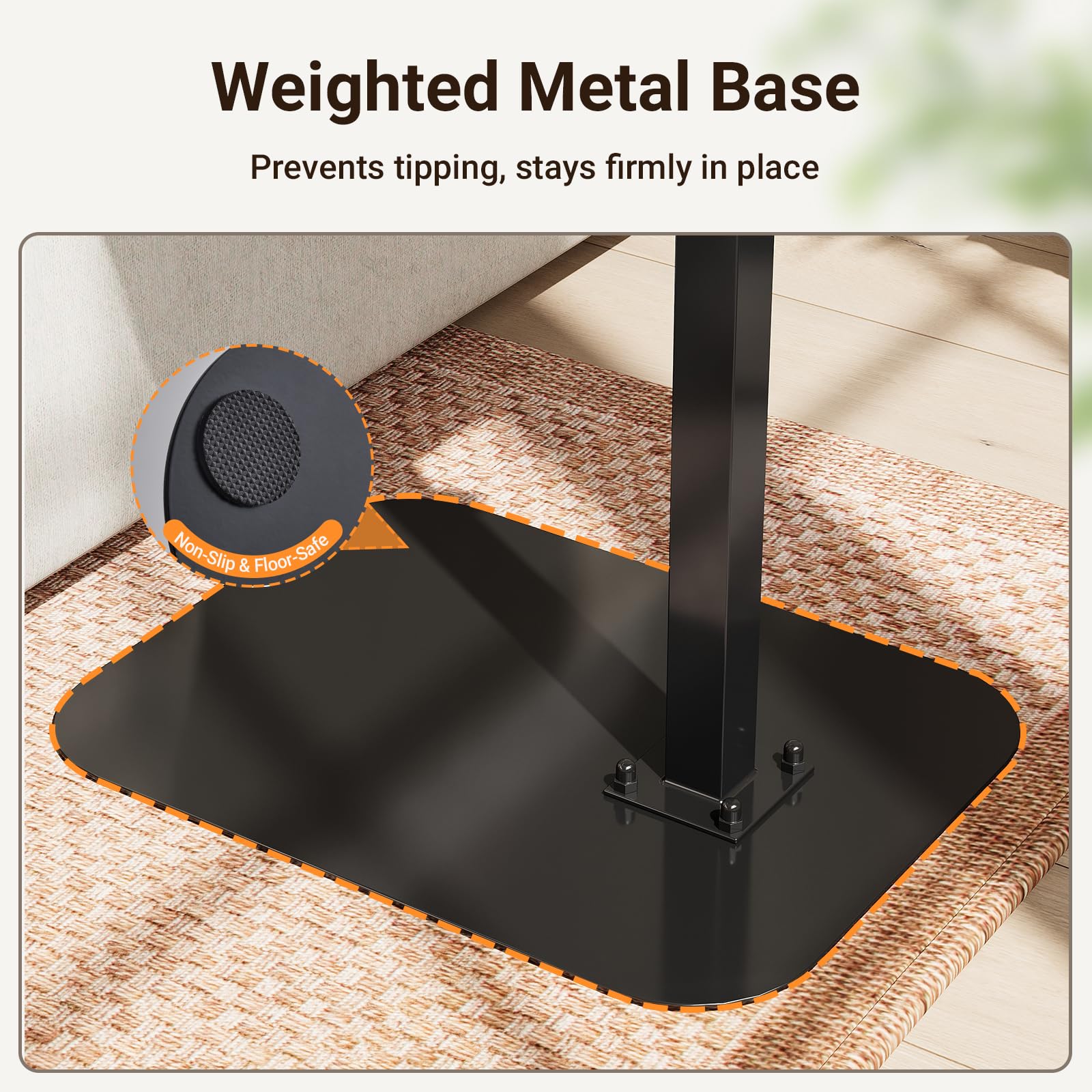 ELYKEN TV Tray Table: laptop stand for couch-based work sessions.