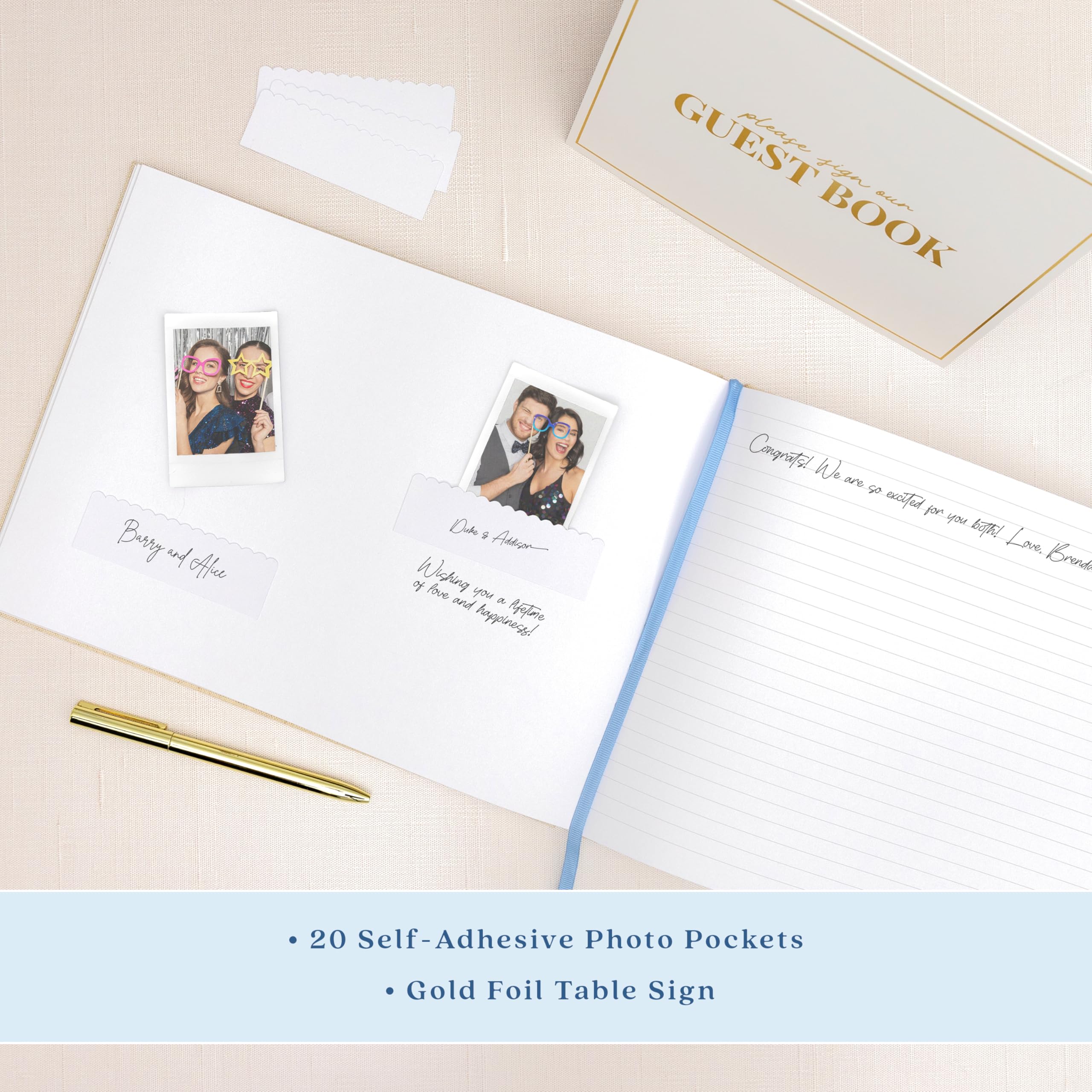 ELYN golden gel pen for smooth writing to accompany memories