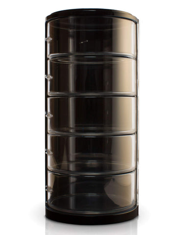 ELYPRO belt rack closeup shows sturdy, crack-resistant acrylic