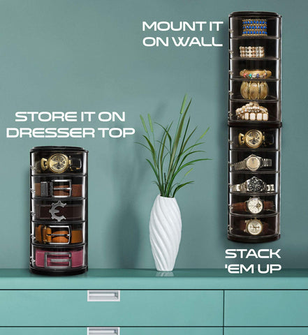 ELYPRO wall-mount belt storage saves space and keeps items visible