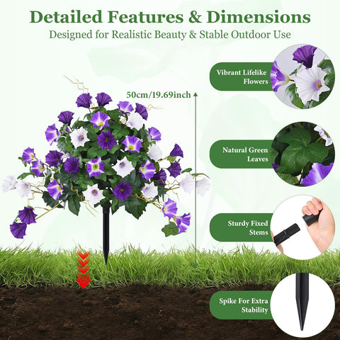 Elyum ground spike ensures stable installation in soil or planters