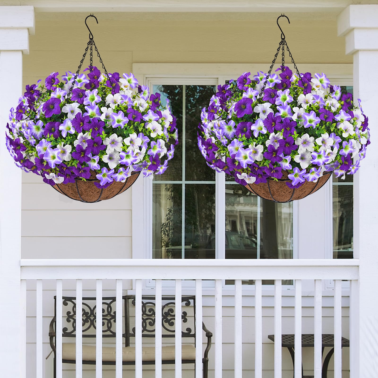 Elyum maintenance-free outdoor flowers for year-round decoration.