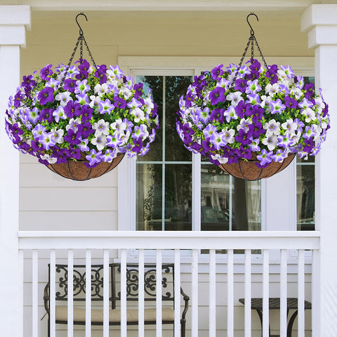 Elyum maintenance-free outdoor flowers for year-round decoration.