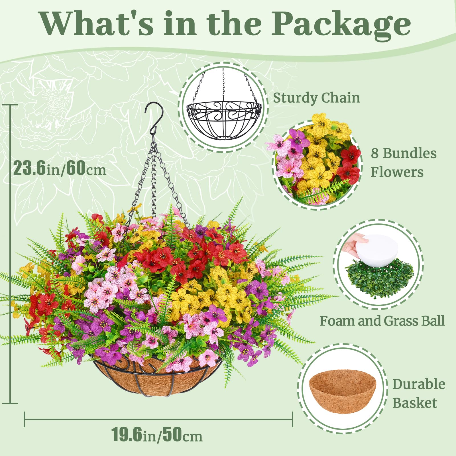 Elyum patio balcony ornament for outdoor charm