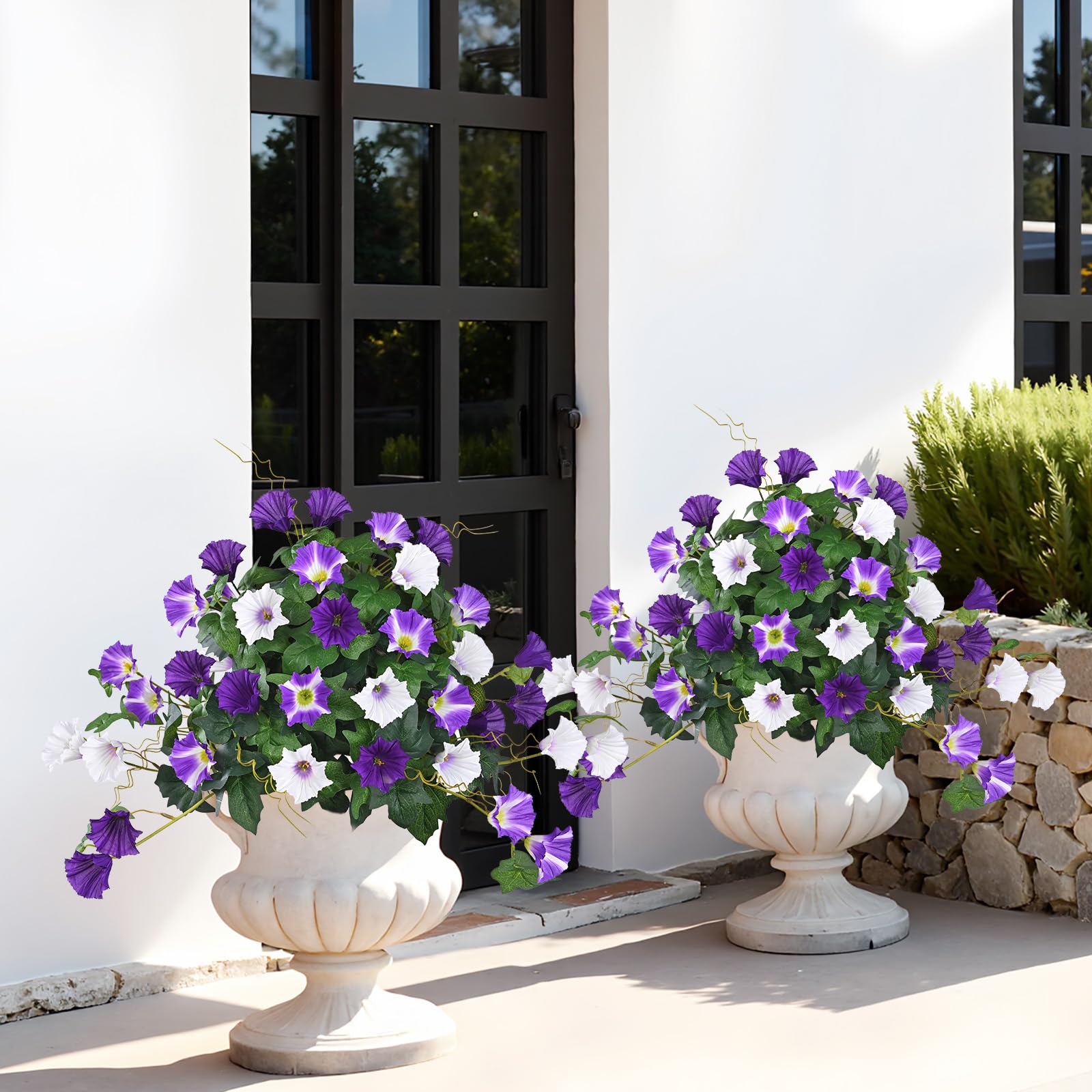 Elyum purple morning glory topiary collection enhances curb appeal