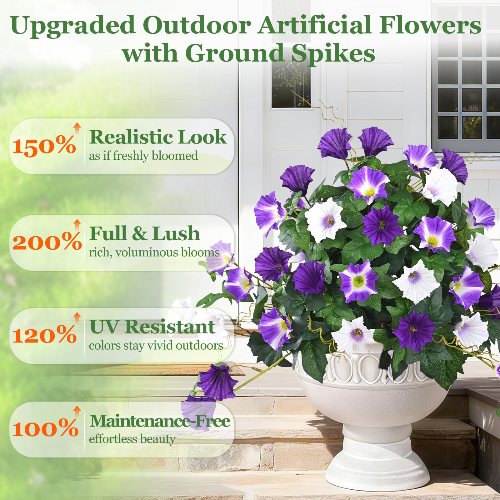 Elyum UV resistant outdoor plants stay vibrant through seasons