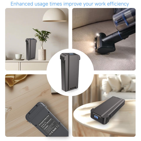 Emaks battery provides longer run-time for thorough cleaning without frequent stops.