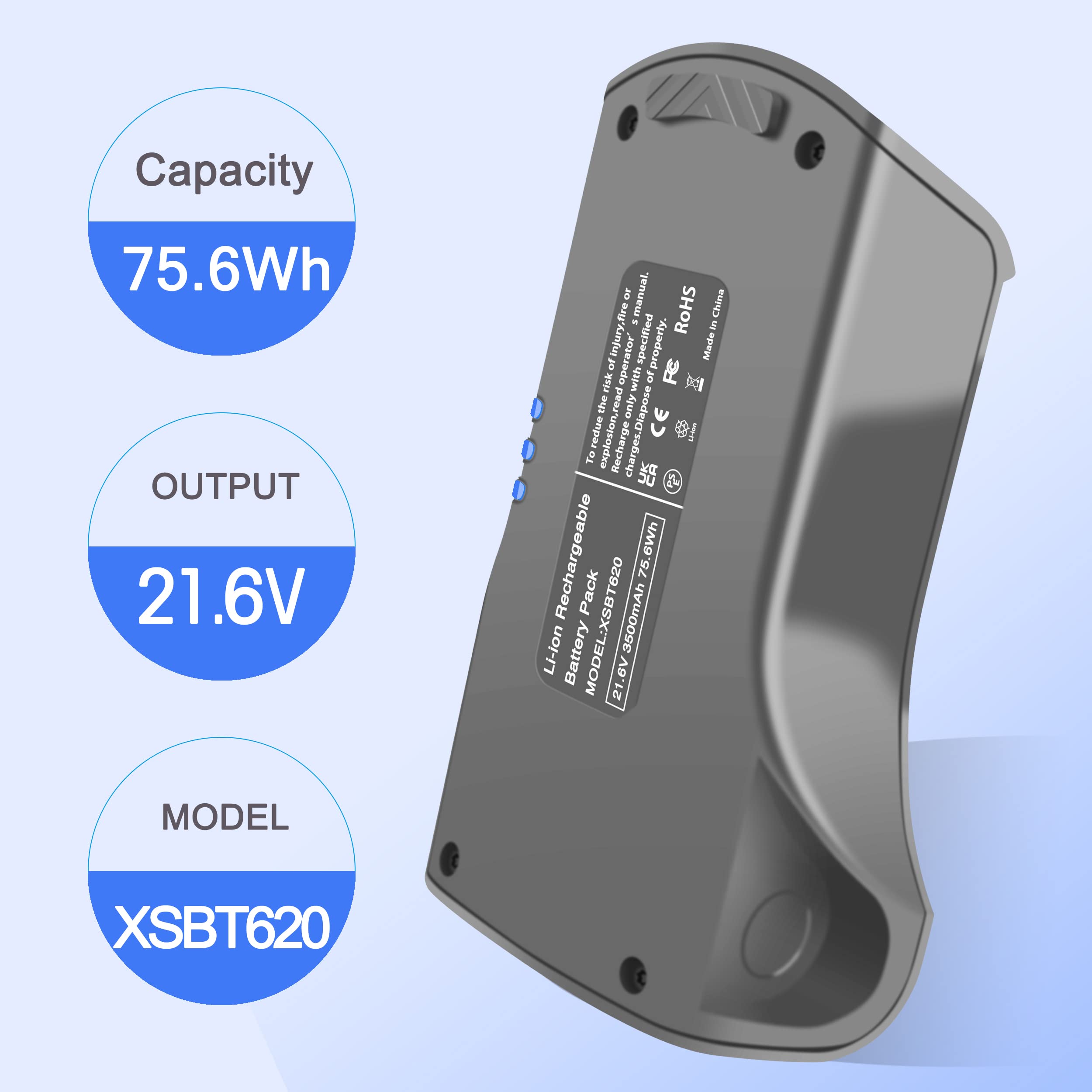 Emaks XSBT620 compatibility list shows broad Shark model support for easy replacement