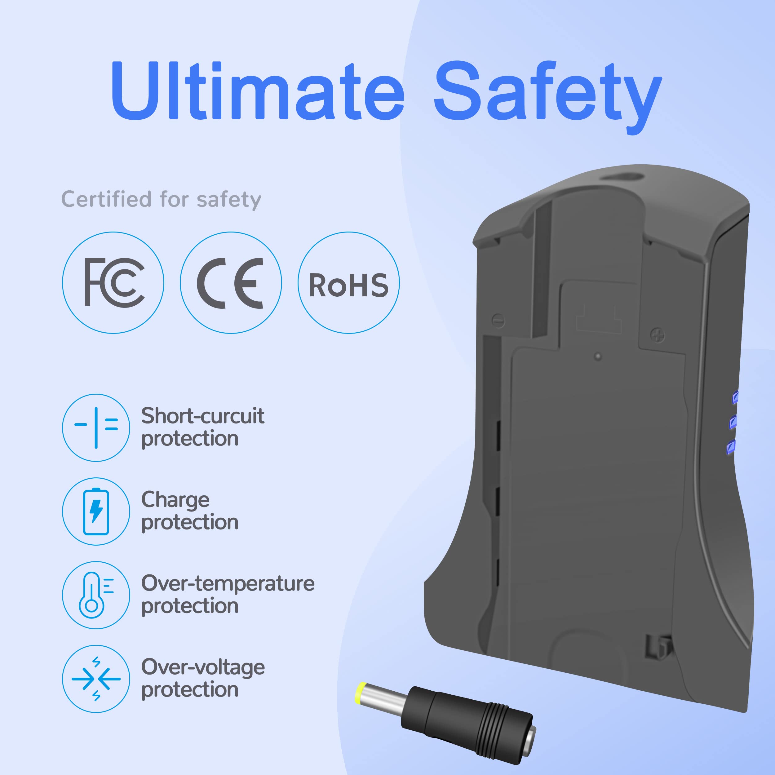 Emaks XSBT620 undergoes safety and quality testing before shipping