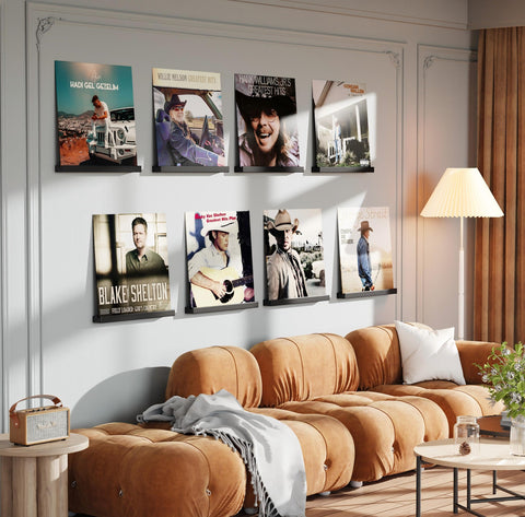 Emfogo easy-installation hardware enables quick wall mounting for records
