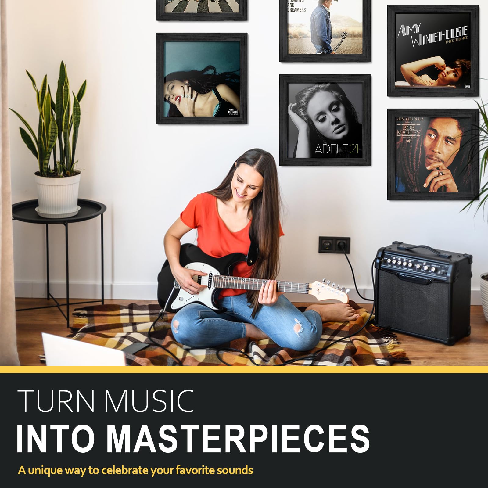 Emfogo frame converts album art into stylish wall decor