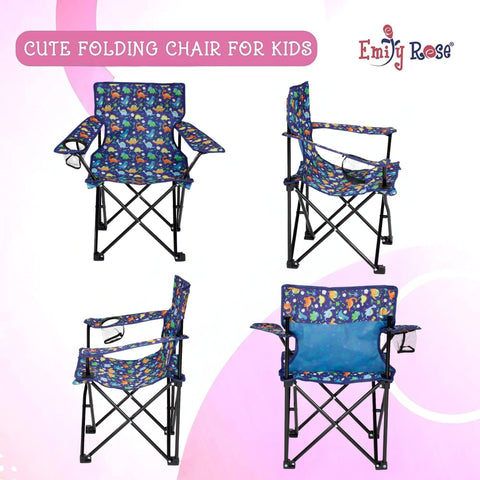 Emily Rose Playful Dinosaurs chair durable fabric withstands outdoor use