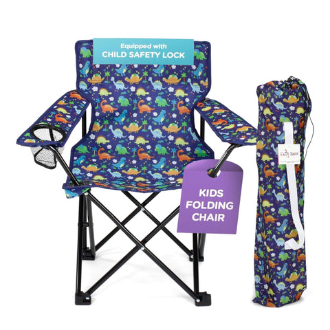 Emily Rose Playful Dinosaurs chair front view for kid-friendly seating