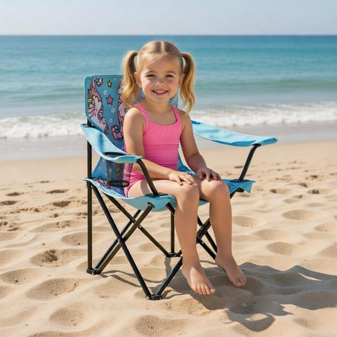 Emily Rose Sea Unicorns chair supports up to 125 lbs