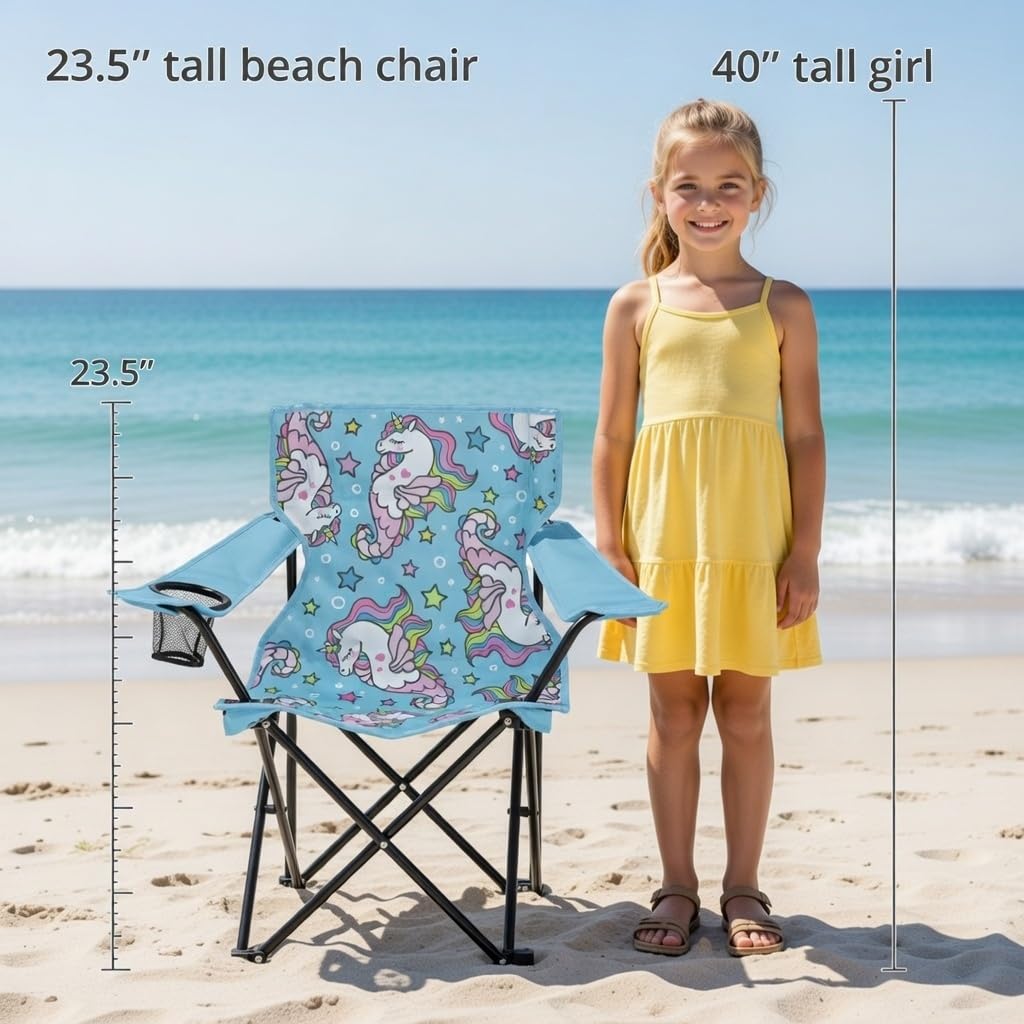 Emily Rose Sea Unicorns carry case for easy transport