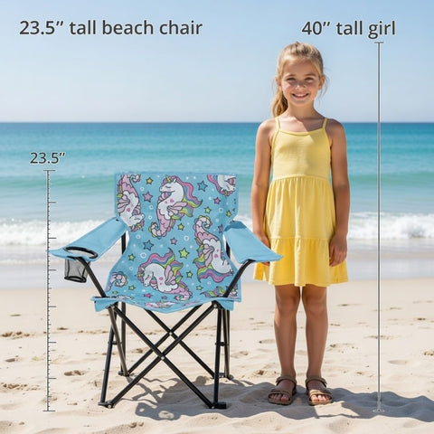 Emily Rose Sea Unicorns carry case for easy transport