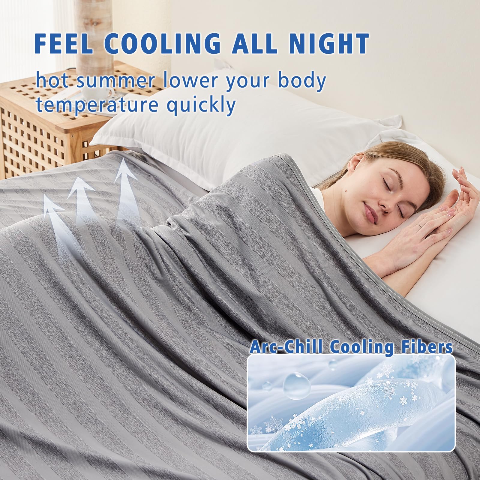 EMME cooling blanket suitable for kids for warm nights