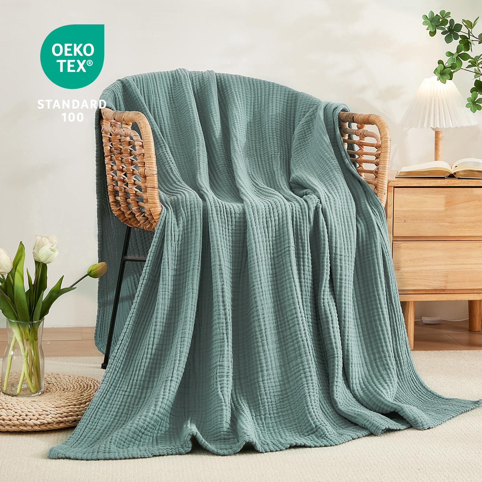 EMME gauze fabric emphasizes moisture absorption during warm nights