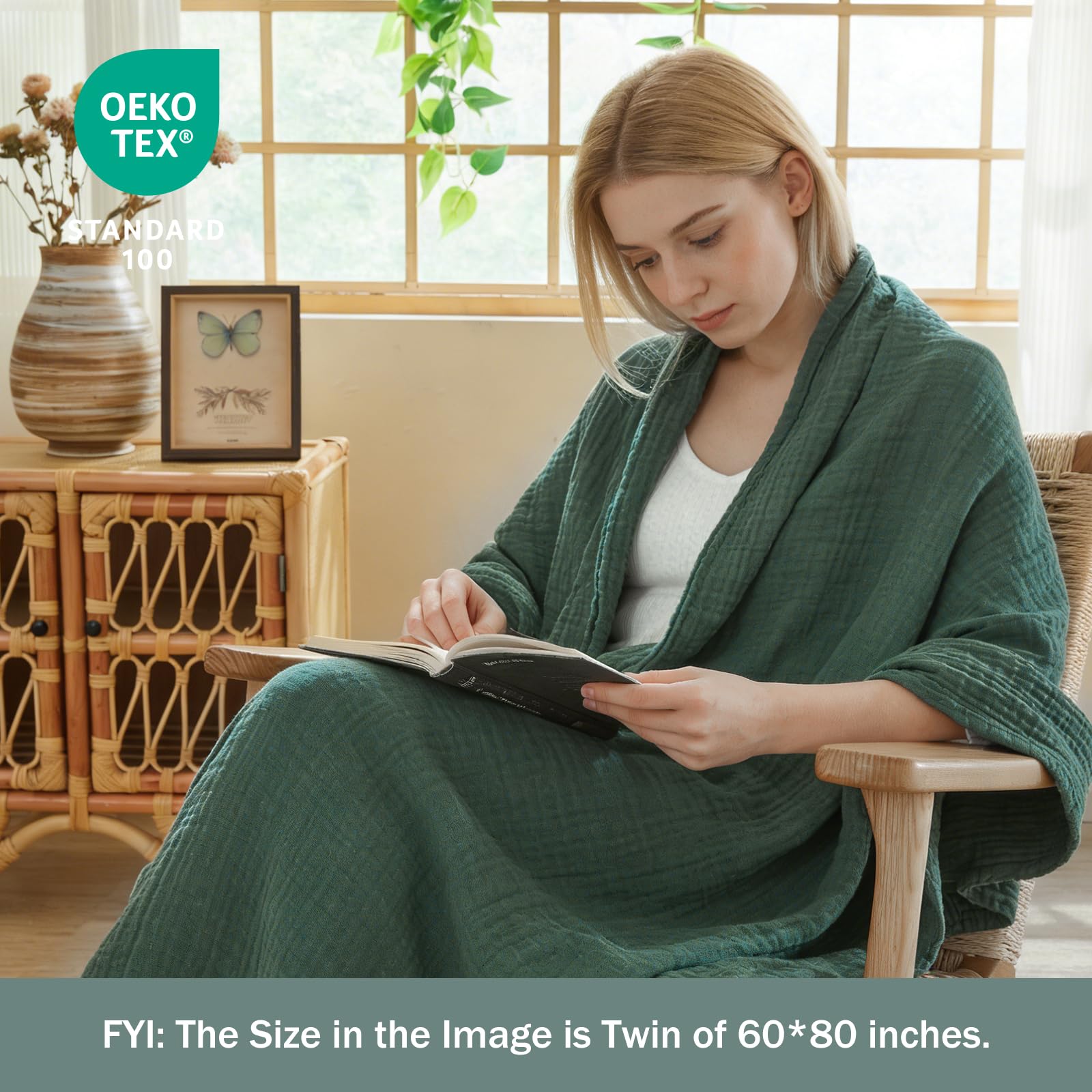 EMME soft texture displayed, skin-friendly cotton material