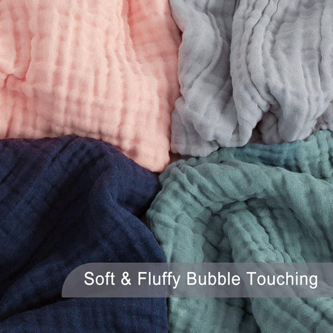 EMME muslin blanket navy ideal for crib and gentle use
