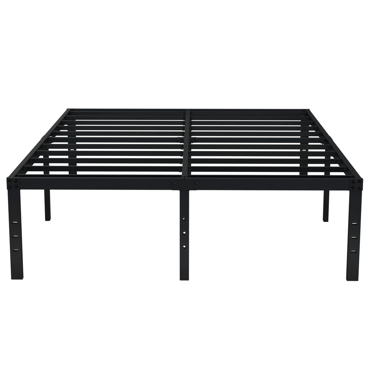EMODA Queen bed frame front view showing sturdy construction for stable support