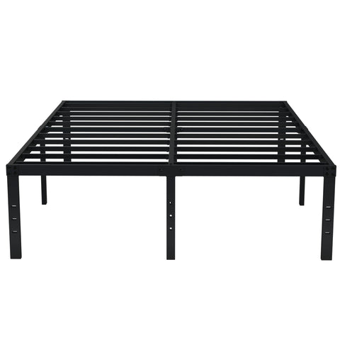 EMODA Queen bed frame front view showing sturdy construction for stable support