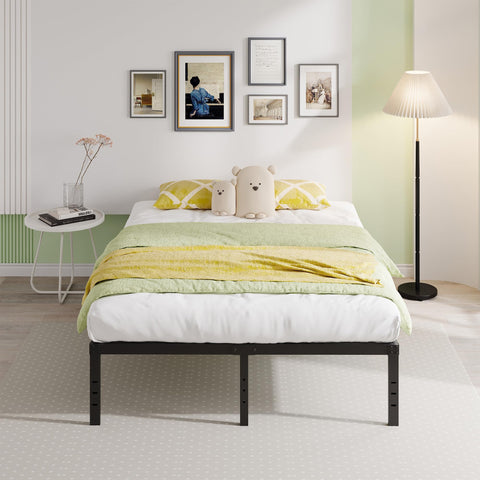 EMODA Queen bed frame headboard holes for DIY customization