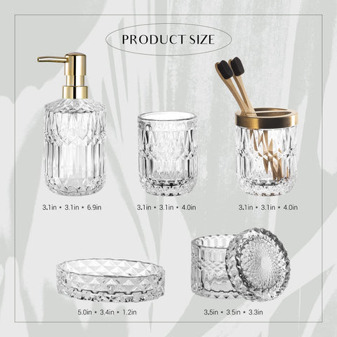 EMPO diamond cut patterns on clear glass create elegant reflections