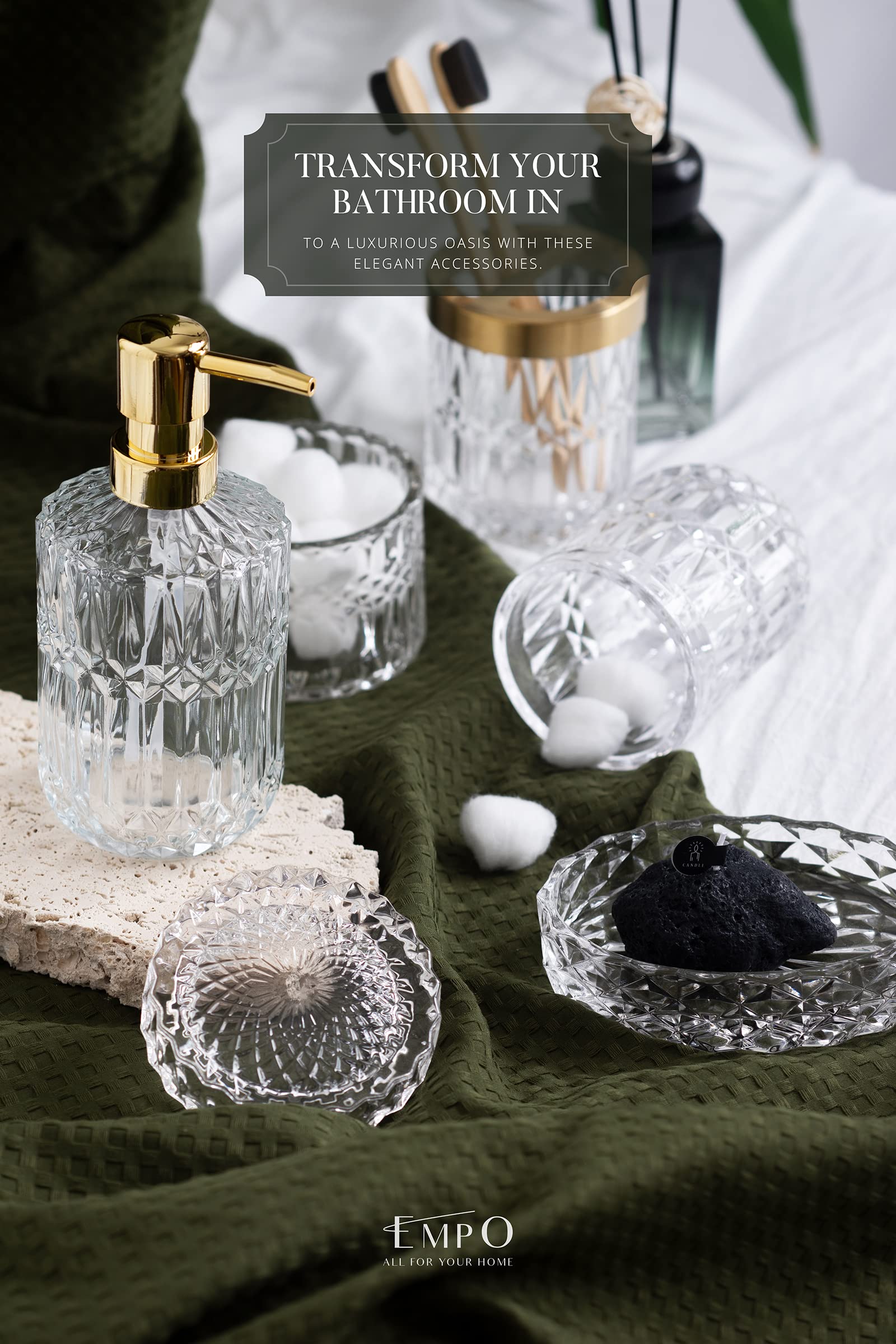 EMPO tumbler used as makeup brush holder or toothbrush holder with style