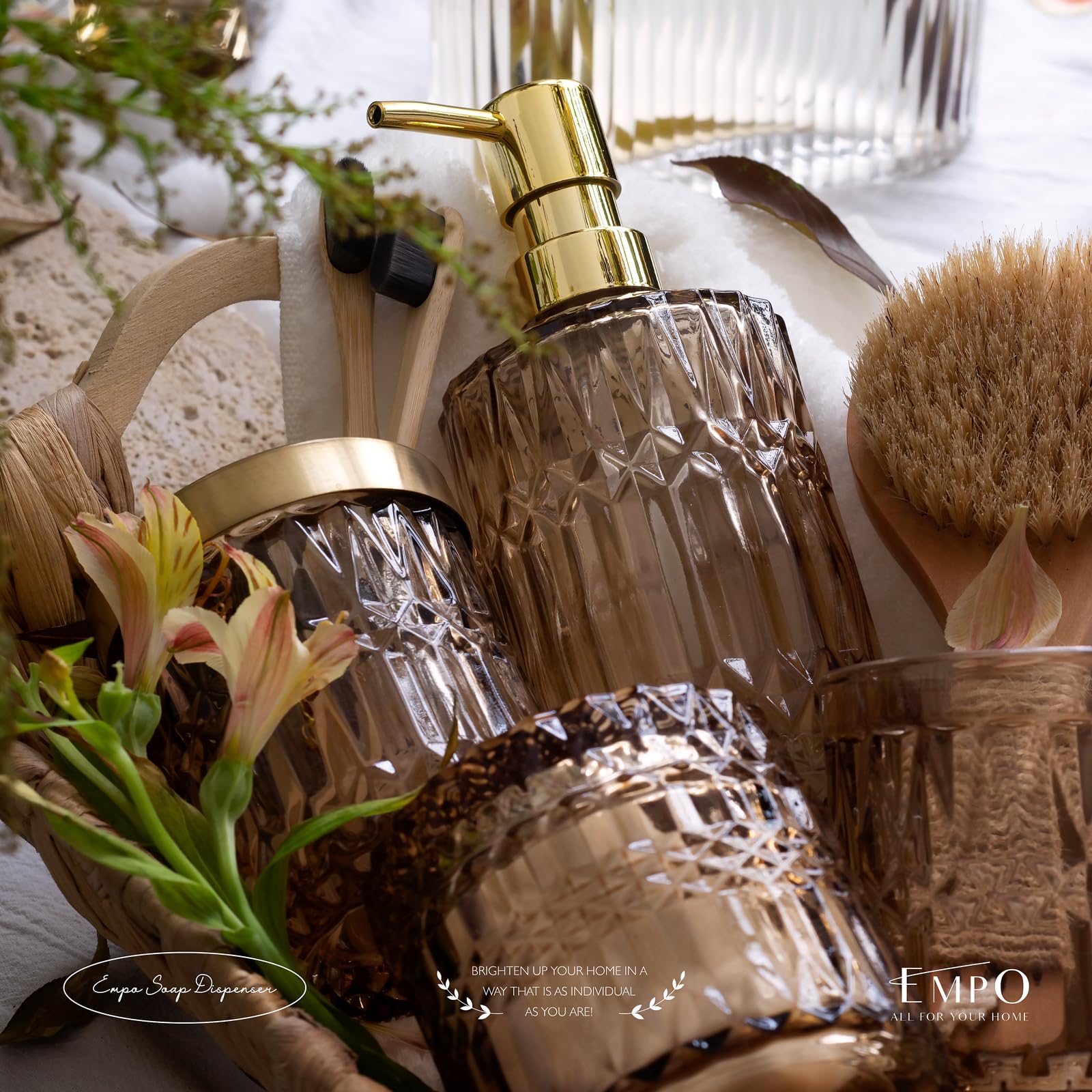 EMPO soap dish includes a saver to prevent soap melt and mess.