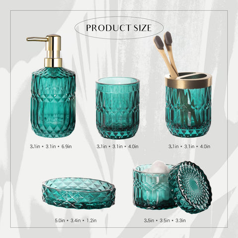 EMPO glass collection elevates contemporary bathroom décor with refined shine