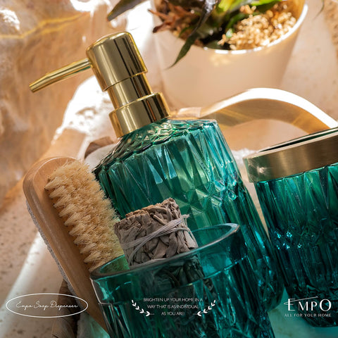 EMPO toothbrush holder with stainless top for durability in humidity