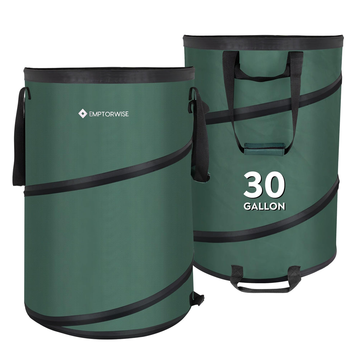 Emptorwise collapsible trash can for travel, compact and convenient for trips