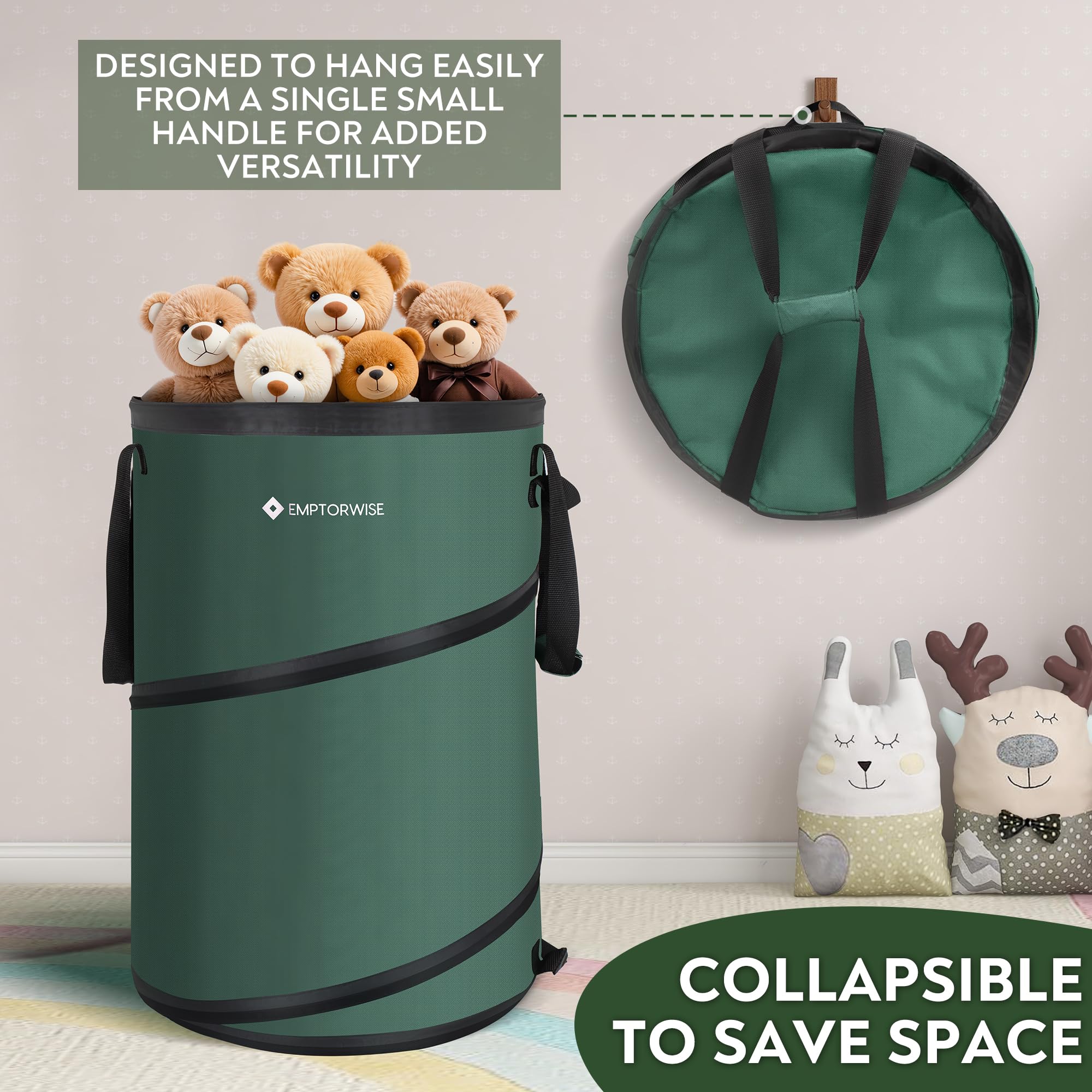 Emptorwise ultralight bin design, durable for outdoor adventures